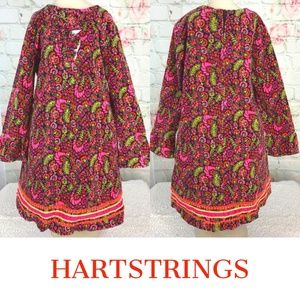 Hartstrings Floral Dress Long Sleeve Ruffle‎ A-line
